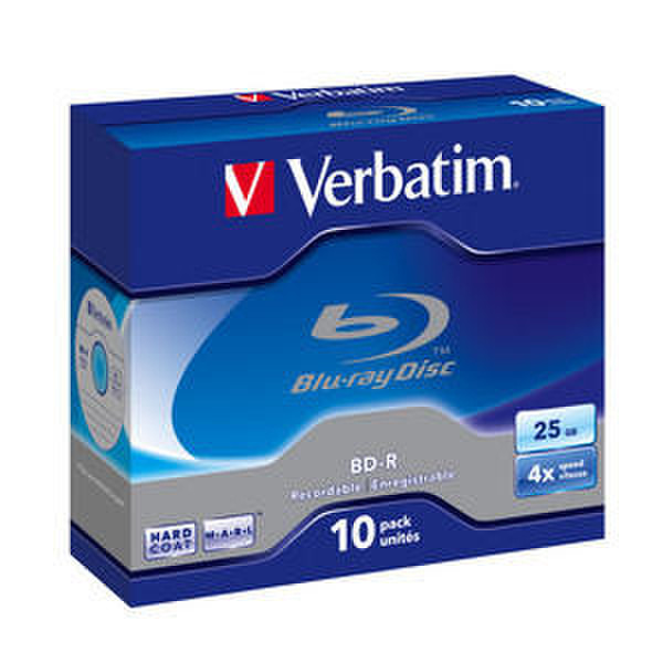 Verbatim BD-R SL 25GB 4x 10pk 25GB BD-R 10pc(s)