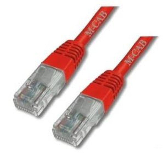 M-Cab Premium Cat6 SSTP Patchkabel, 10.0m 10m Red networking cable