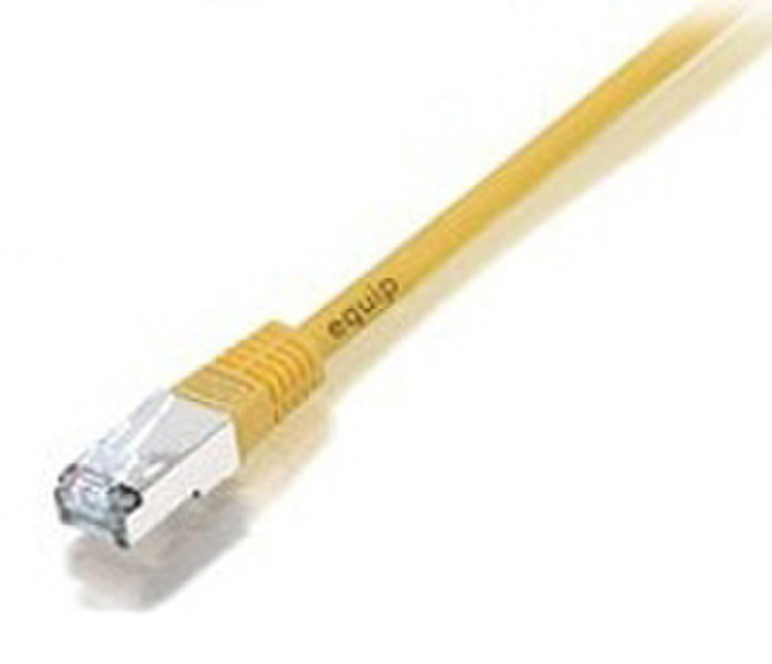 Equip Cat.5e F/UTP 2m 2м Желтый сетевой кабель