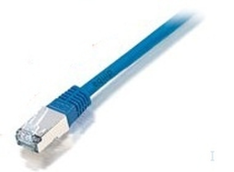 Equip Cat.5e F/UTP 0.5m 0.5м Синий сетевой кабель