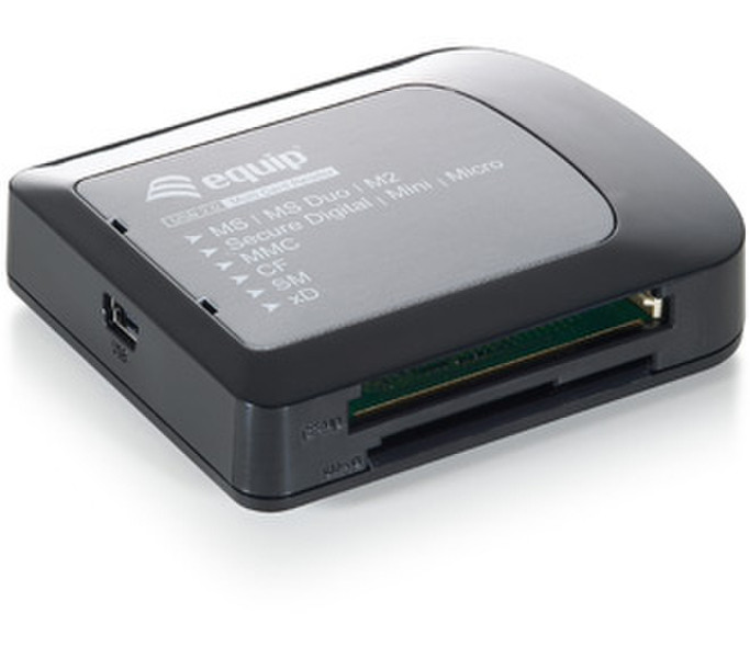 Equip 128552 USB 2.0 Черный устройство для чтения карт флэш-памяти