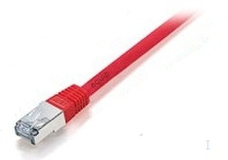 Equip FTP Cat.5e 0.5m 0.5м Красный сетевой кабель