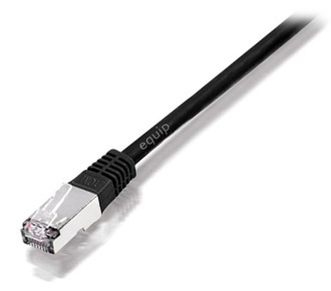 Equip Cat.5e F/UTP 1.0m 1м Cat5e F/UTP (FTP) Черный сетевой кабель