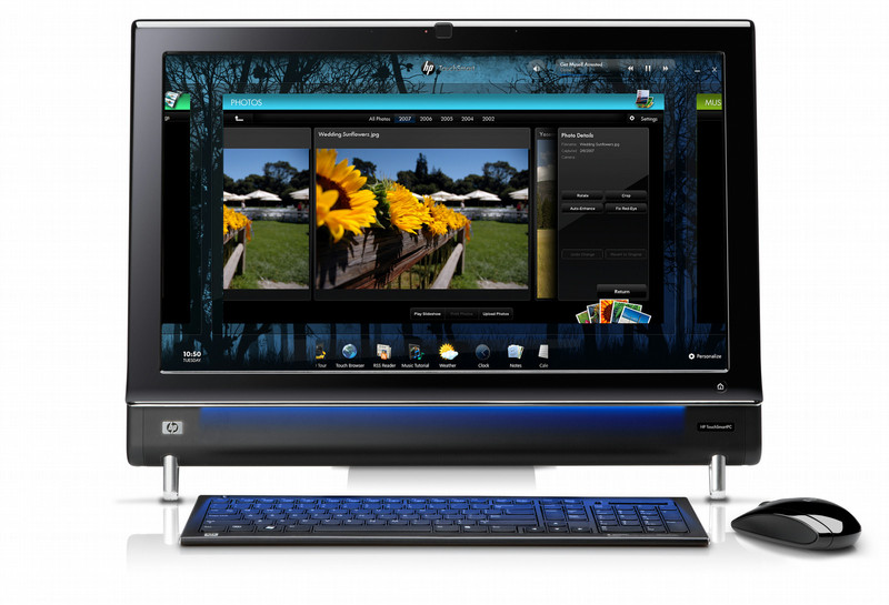 HP TouchSmart 600-1030de T6400 23Zoll 1920 x 1080Pixel Schwarz All-in-One-PC
