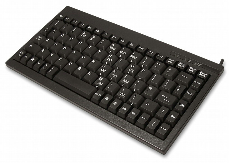 Ceratech 595 - USB Mini Keyboard USB QWERTY Schwarz Tastatur