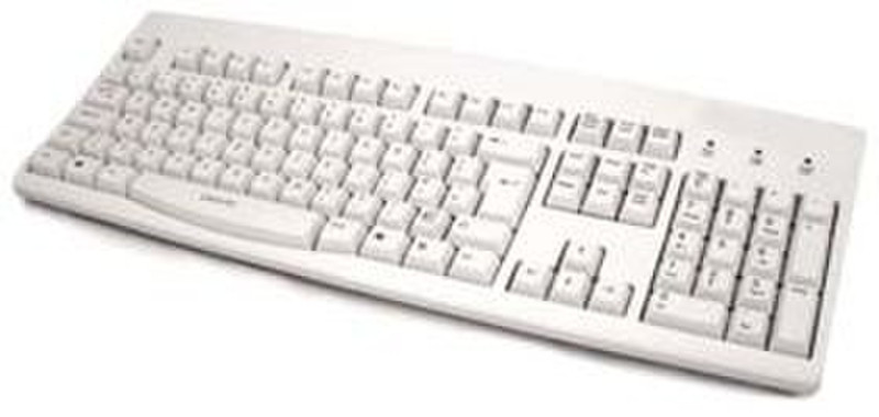 Ceratech PS/2 Lowercase Keyboard PS/2 QWERTY Белый клавиатура