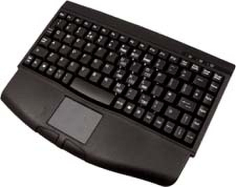 Ceratech PS/2 Mini Keyboard + Touchpad PS/2 QWERTY Черный клавиатура