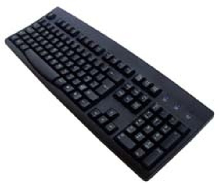 Ceratech Standard USB Keyboard + Patented One Touch Euro Key USB QWERTY Black keyboard