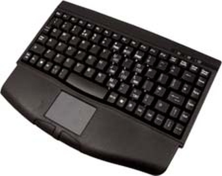 Ceratech USB Mini Keyboard + Touchpad USB QWERTY Schwarz Tastatur