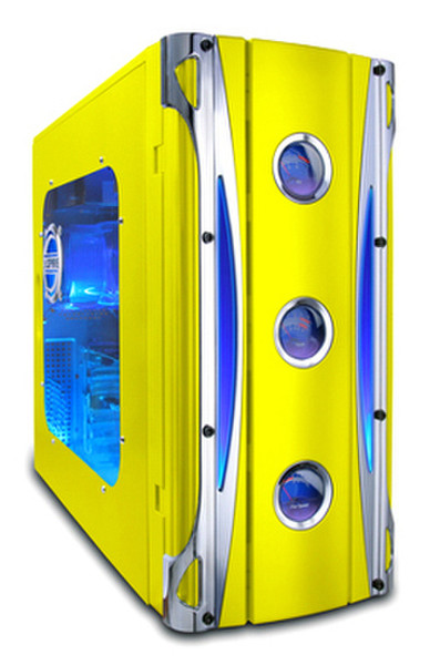 Apevia X-CRUISER-YL Midi-Tower Multicolour computer case