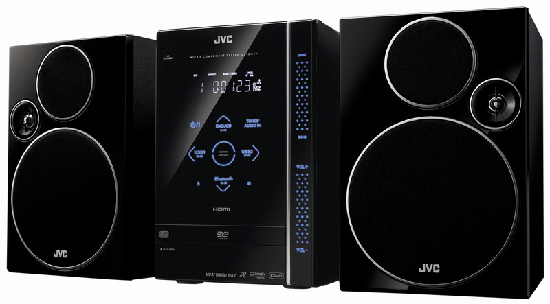 JVC UX-GN9V Micro set 80W Black home audio set