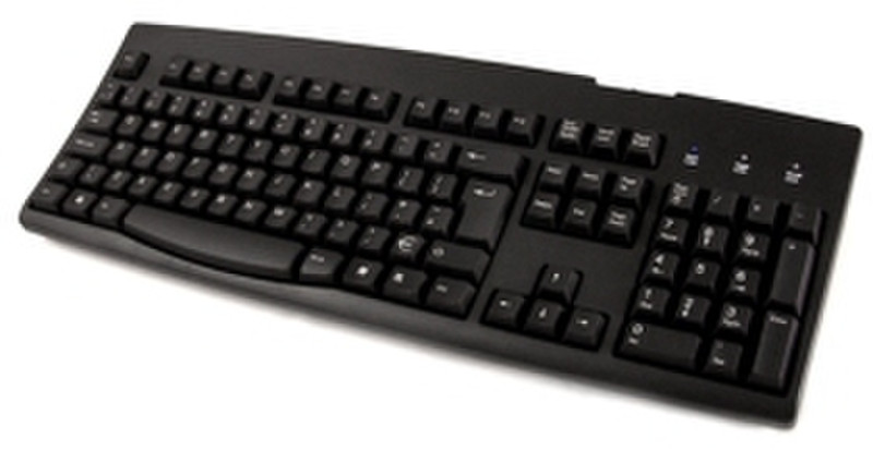 Ceratech 260 Euro HUB USB QWERTY Black keyboard