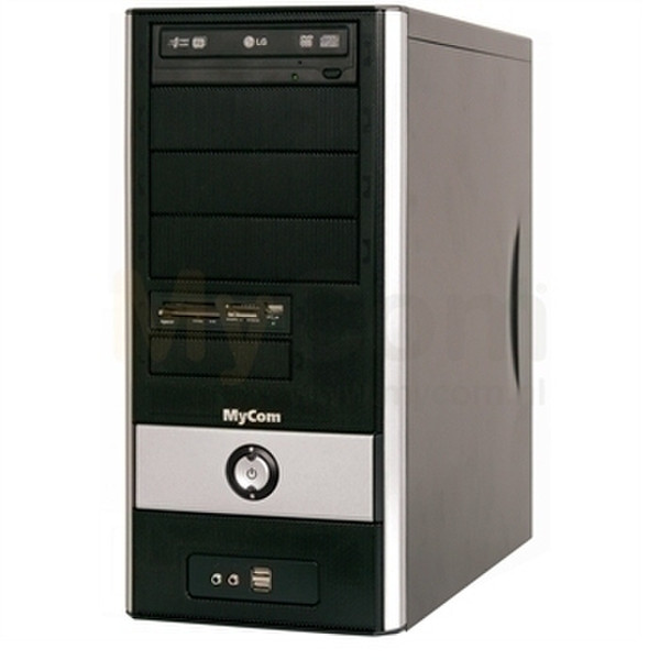 MyCom INTEL 5400 PC 2.7GHz E5400 Midi Tower Schwarz, Silber PC