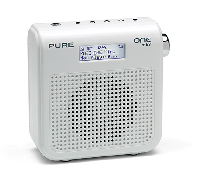 Pure ONE Mini Tragbar Digital Weiß Radio