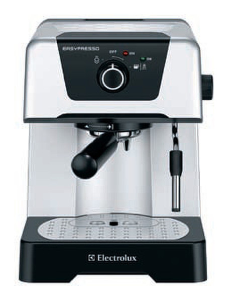Electrolux EEA110 Freistehend Halbautomatisch Espressomaschine 1.4l 2Tassen Schwarz, Silber