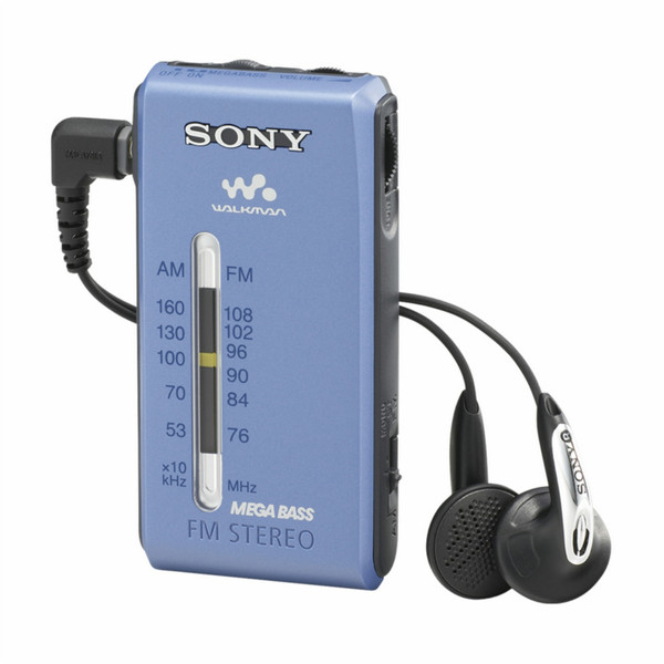 Sony SRF-S84 Portable Analog Blue