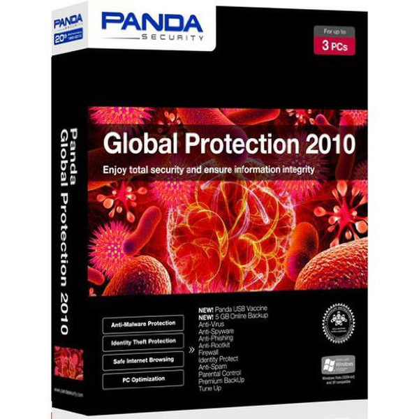 Formjet Innovations Panda Global Protection 2010 3user(s) 1year(s) English
