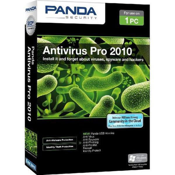 Formjet Innovations Panda Antivirus Pro 2010 1Benutzer UKR