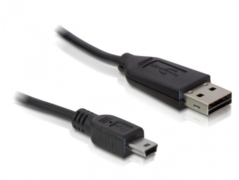 DeLOCK USB 2.0 Cable + micro SD/SDHC Card Reader Черный устройство для чтения карт флэш-памяти