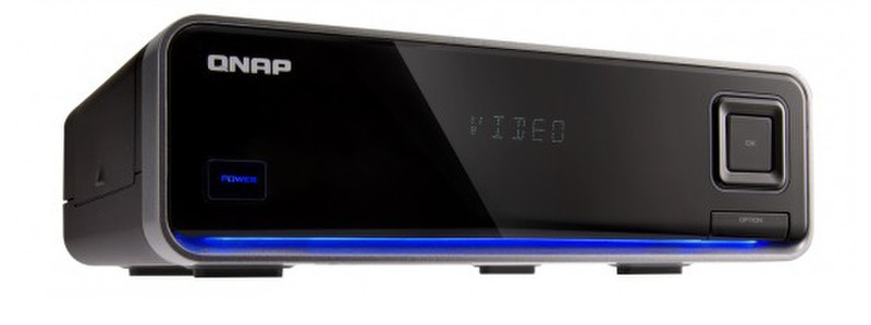 QNAP NMP-1000 Черный медиаплеер