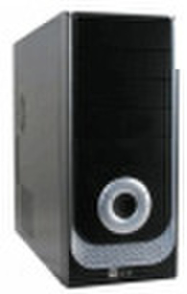 Linkworld 321-17U Midi-Tower 460W Black,Silver computer case