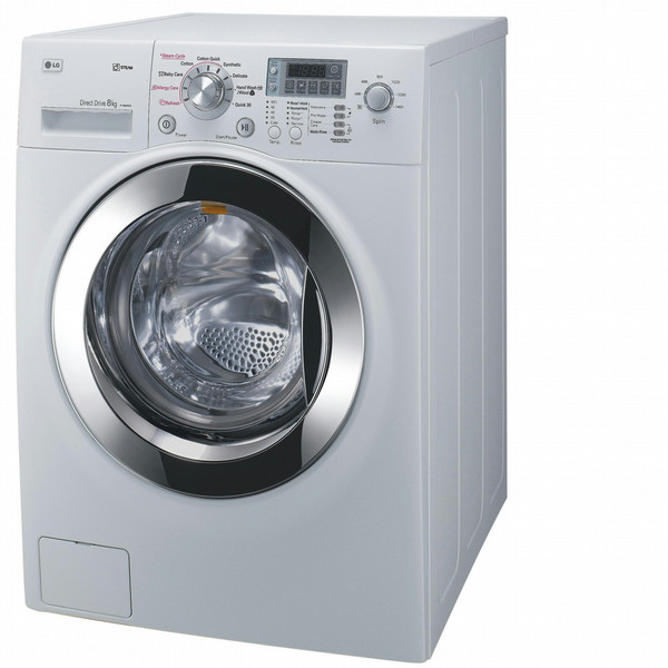 LG WS-12091TD freestanding Front-load 8kg 1200RPM A+ White washing machine