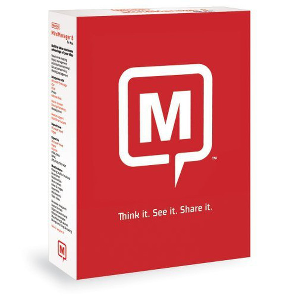 Mindjet MindManager 8 for Mac 1user(s)