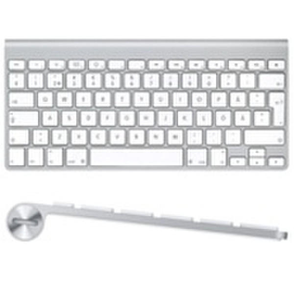 Apple Wireless Keyboard PT Bluetooth QWERTY Белый клавиатура