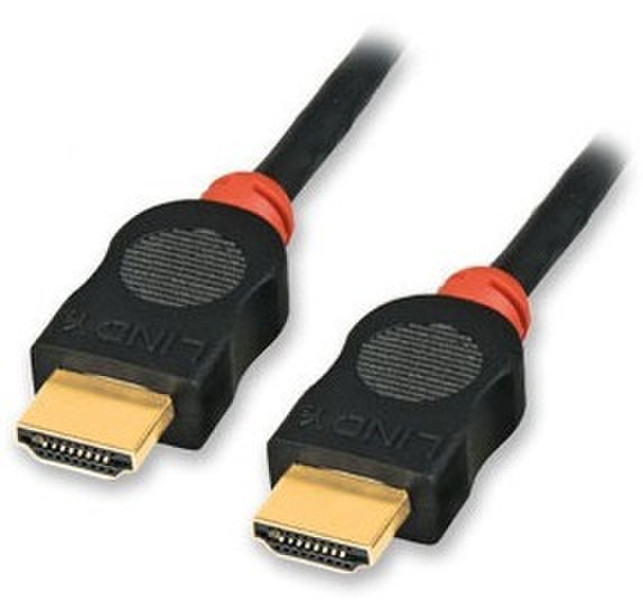 Lindy 1m Cat2 HDMI Cable 1м HDMI HDMI Черный HDMI кабель