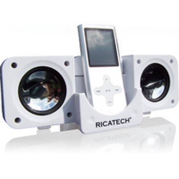Ricatech RCS-8A Weiß Docking-Lautsprecher