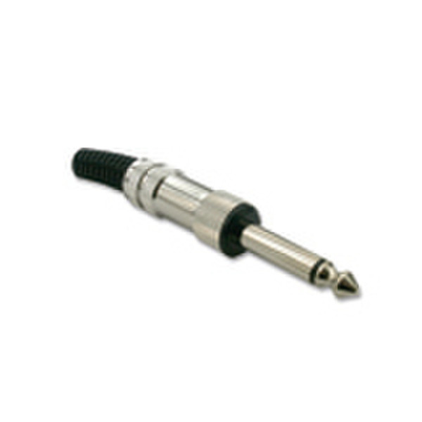 Intronics 6,3 mm Jack 6,3 mm Schwarz, Silber Drahtverbinder