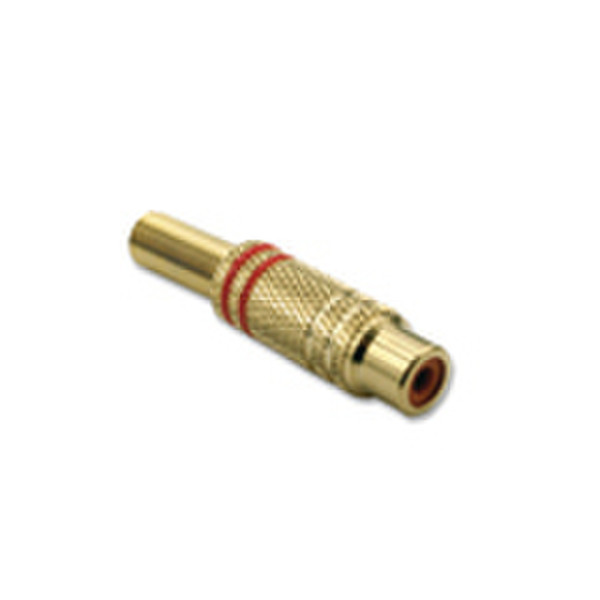 Intronics RCA Connectors - Goldplated, femaleRCA Connectors - Goldplated, female Drahtverbinder