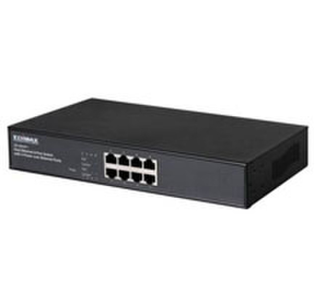 Edimax ES-5844P+ ungemanaged Energie Über Ethernet (PoE) Unterstützung Schwarz Netzwerk-Switch