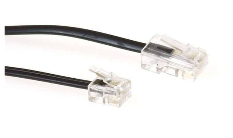 Advanced Cable Technology TD5308 3m Schwarz Telefonkabel