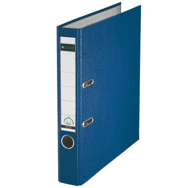 Esselte Plastic Lever Arch File A4 80mm 180° Blue folder