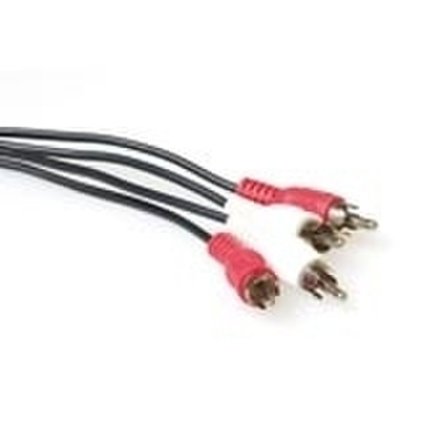 Advanced Cable Technology 2 x RCA M / 2 x RCA M 5.0m 5м 2 x RCA 2 x RCA Черный аудио кабель