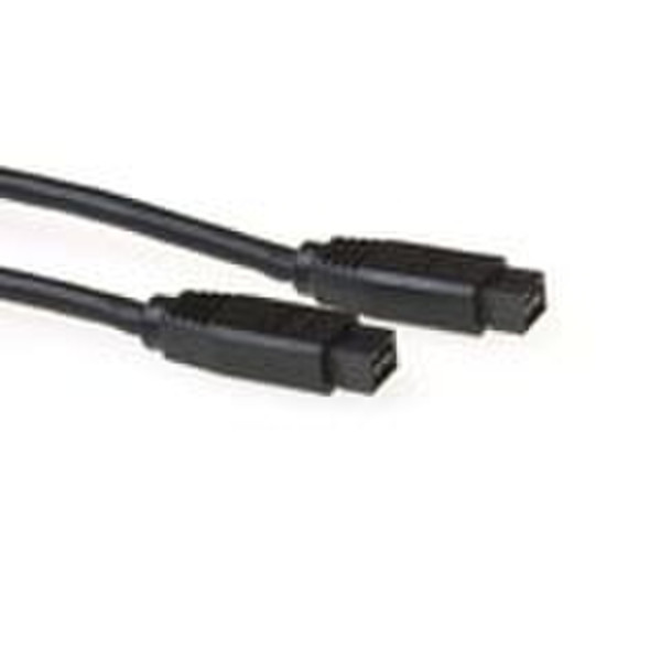 Advanced Cable Technology 9-oin M - 9-pin M 1.80m 1.8m Schwarz Firewire-Kabel