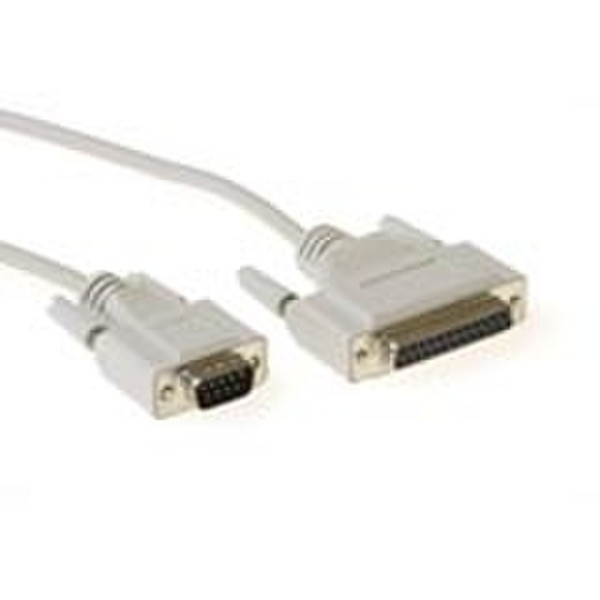 Intronics Serial printer cable 9 pin D-sub male - 25 pin D-sub female Serien-Kabel