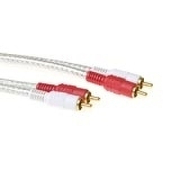 Advanced Cable Technology High quality audio connection cable 2x RCA male - 2x RCA male