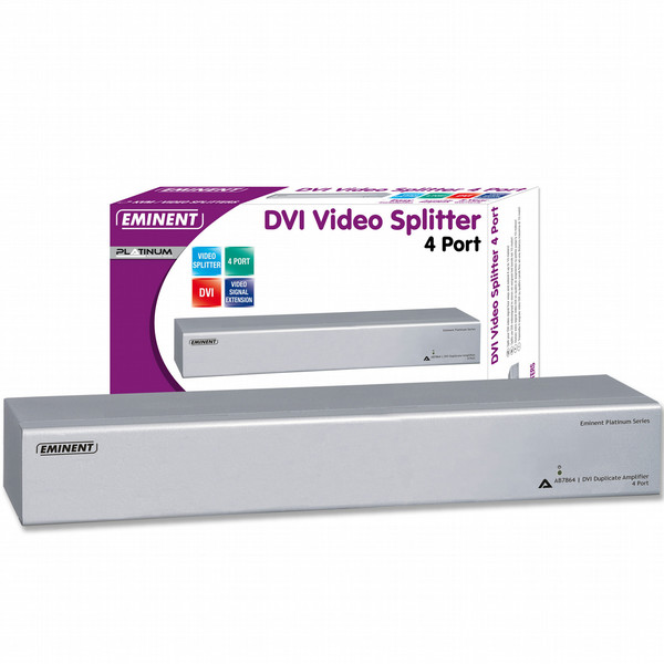 Eminent 4 Port DVI Video Splitter DVI