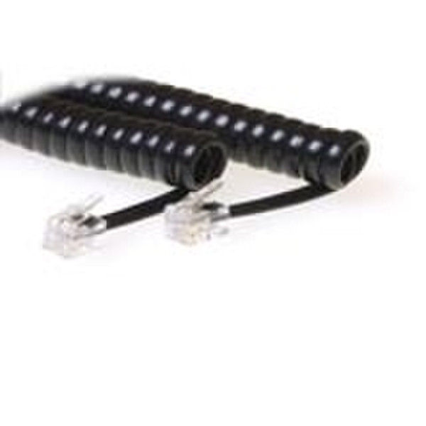 Advanced Cable Technology Coiled phonehorn cable 1.5м Черный телефонный кабель