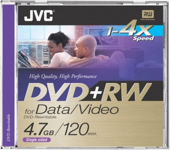 JVC VP-W 47 DEJ 4.7GB DVD+RW blank DVD