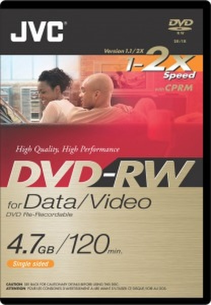 JVC VD-W 47 DEV 4.7ГБ DVD-RW 1шт чистый DVD