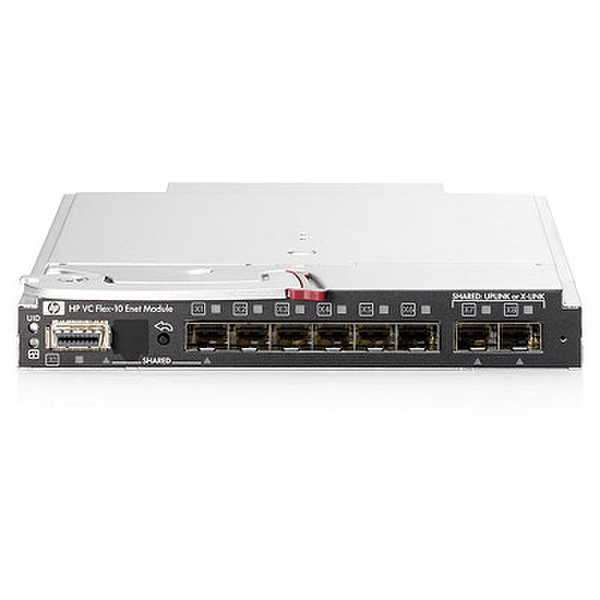 Hewlett Packard Enterprise Virtual Connect Flex-10 Ethernet Module Enterprise Edition for BLc7000 Option networking card