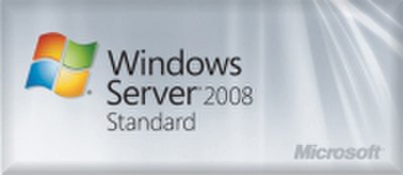 Microsoft Windows Server 2008 R2 Standard, Win64, 10Clts, DVD, ESP