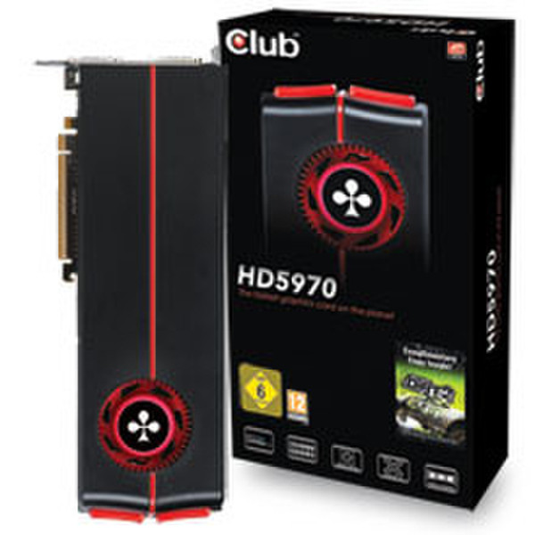 CLUB3D HD5970 DiRT 2 Edition 2ГБ GDDR5