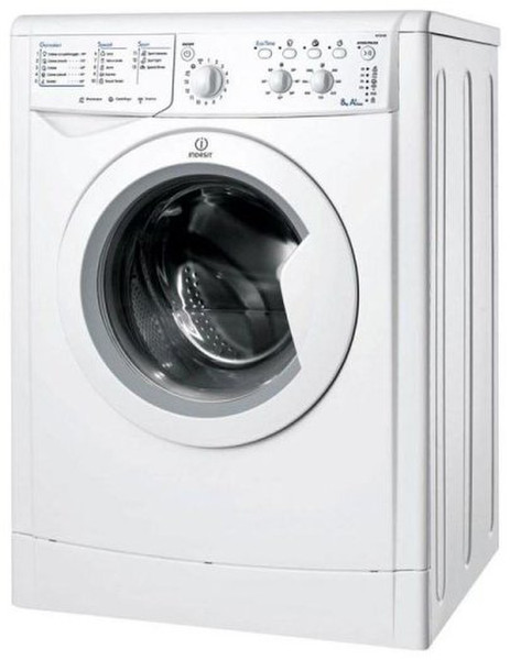 Indesit Maxi IWC 6125 (EU) Отдельностоящий Фронтальная загрузка 6кг 1200об/мин Белый стиральная машина