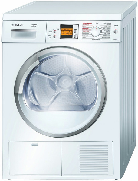 Bosch WTS86581FF freestanding Front-load 8kg White tumble dryer