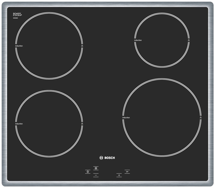 Bosch PIE645Q14E Встроенный Induction hob Черный плита