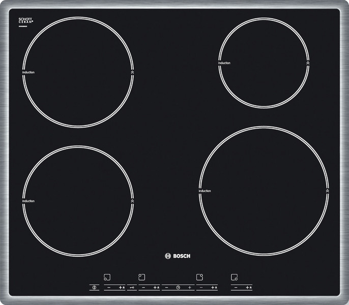 Bosch PIE645T14E Встроенный Induction hob Черный плита